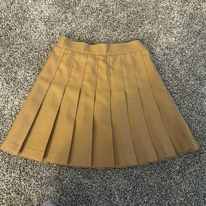Tennis Skirt Khaki XS Los Angeles Apparel